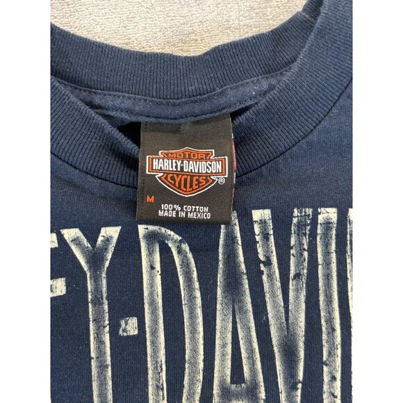 Harley Davidson Shirt Men's Medium Blue Ride it like You Stole it Tshirt - Picture 6 of 8